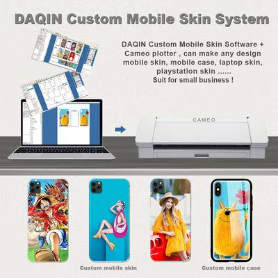 Daqin مخصص يموت قطع الفينيل ملصقات آلة الجمال ماجستير البرمجيات للقطع