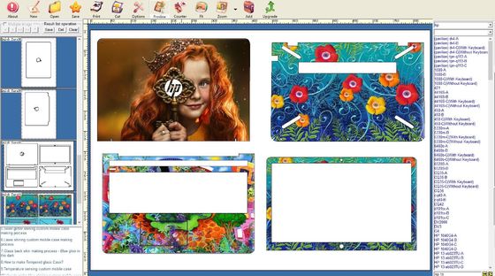 آلة صنع جلد الكمبيوتر المحمول المثالية للإعلانات الإعلامية ومشاريع DIY الشخصية التي توفر إمكانات صنع واقي جلد الكمبيوتر المحمول