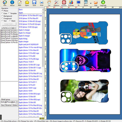 3m آلة قطع ملصقات هيدروجيل A3 آلة قطع الجلد Daqin Die Cut Sticker Maker