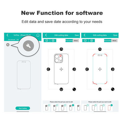 واقي شاشة فيلم هيدروجيل Daqin IDSKIN لجهاز iPhone 13 و iPad آلة قطع فيلم TPU مادة الكمبيوتر مع استخدام الكاميرا