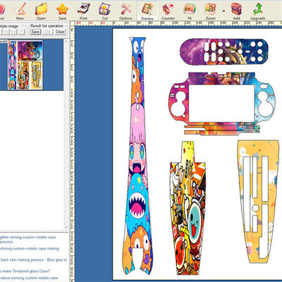 Daqin Laptop Skin Design Software آلة قطع لجلود الكمبيوتر المحمولة المخصصة
