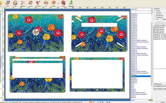 آلة صنع جلد الكمبيوتر المحمول مصممة للاستخدام الشخصي والمهني مع حزمة مواد شاملة ودعم برامج